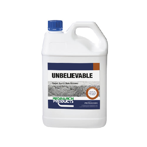 RESEARCH - UNBELIEVABLE 5L CARPET