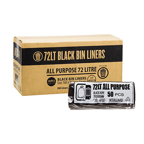AP - CONTRACTOR BIN LINER 72L ROLL X 500