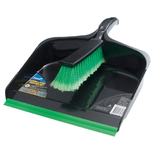 OATES - EXTRA LARGE DUST PAN SET - BLACK