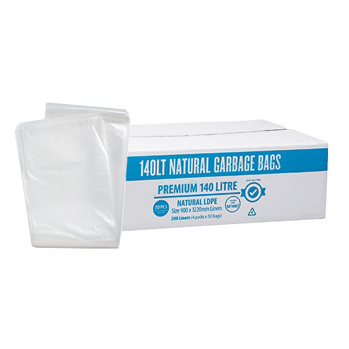 AP - PREMIUM NATURAL 140L CLEAR LDPE-200