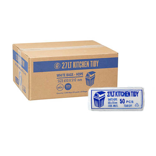 AP - KITCHEN TIDY MEDEUM 27LT WHITE 1000