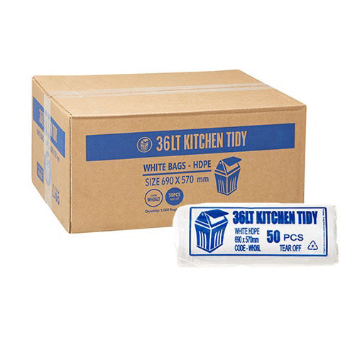 AP - KITCHEN TIDY LARGE 36LT WHITE 1000
