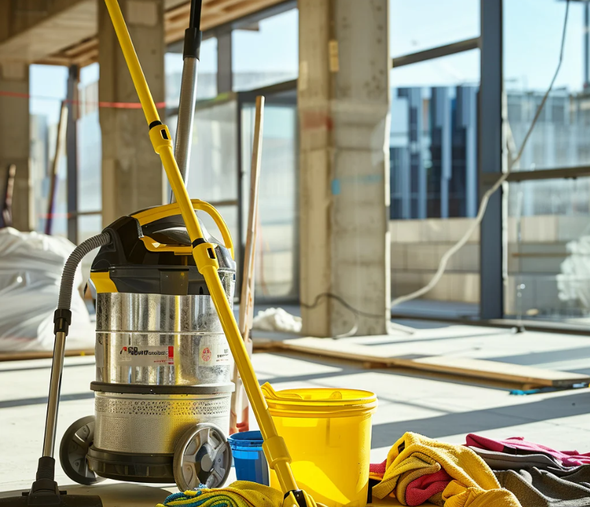 Heavy-Duty Cleaning Supplies for Construction Sites