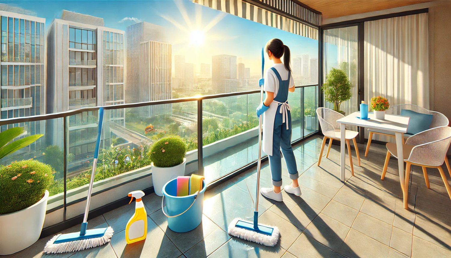 Recommended Cleaning Supplies for a Clean Balcony
