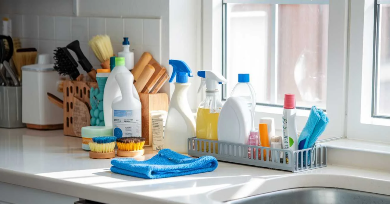 Essential Kitchen Cleaning Supplies for a Spotless Cooking Space