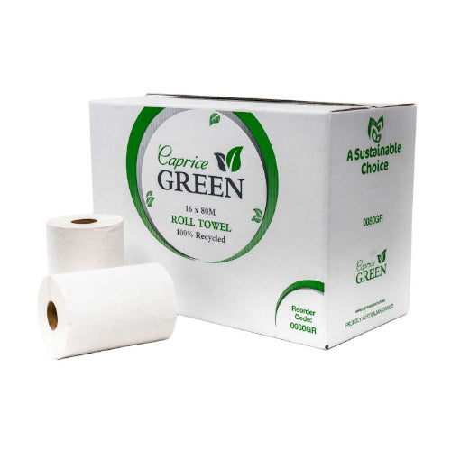 CAPRICE - 80M ROLL TOWELL - GREEN