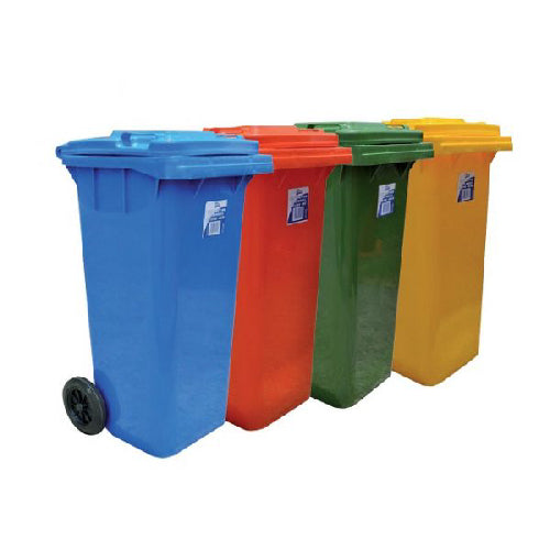 EDCO - HEAVY DUTY BIN WITH WHEELS 120L-G