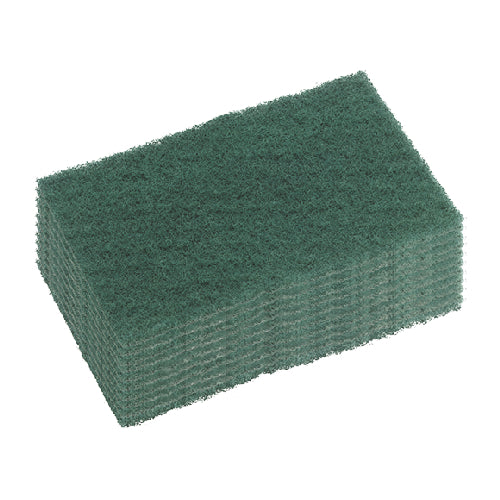 OATES - NO 100, GREEN SCOURER PAD -10 PK