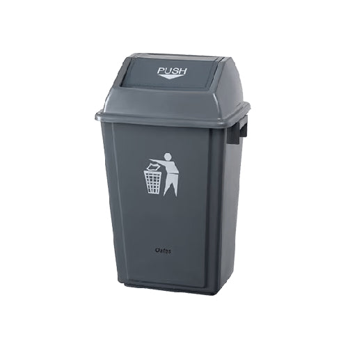 OATES - 60 L FLIP BIN GREY