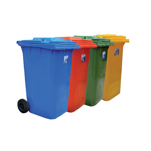 EDCO - H/DUTY BIN WITH WHEELS 240L - Y