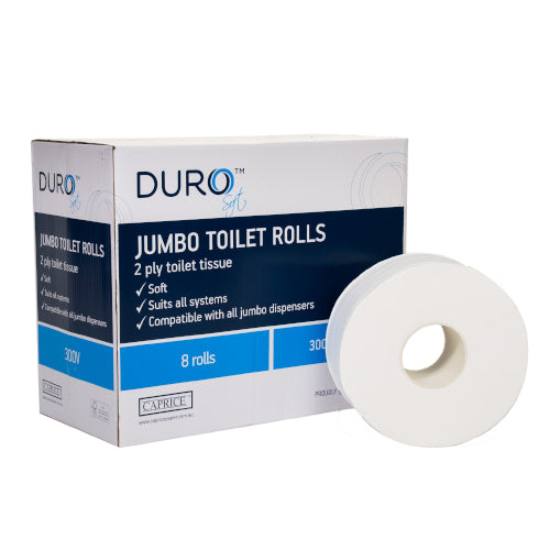 CAPRICE - DURO JUMBO 2PLY 300M X 8 ROLLS