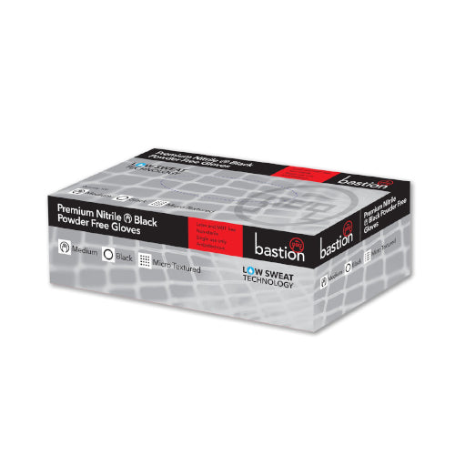 BP - NITRILE PREMIUM P/FREE BLACK - XL