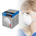 BP - P2 RESPIRATOR WITH VALVE 12PCS