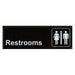 ECS - UNISEX RESTROOM BLACK & WHITE