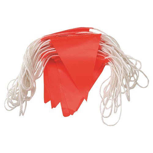 PSP - ORANGE SAFETY BUNTING 30M ROLL