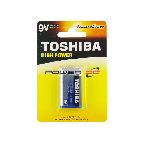 PWRDC - TOSHIBA ALKALINE 9V BATTERY