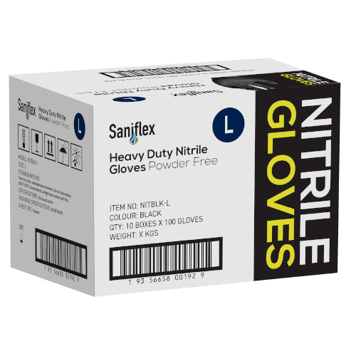 SF - HEAVY DUTY BLACK NITRILE LARGE