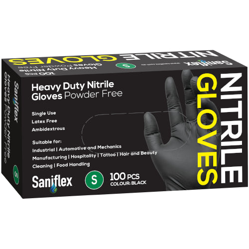 SF - HEAVY DUTY BLACK NITRILE SMALL
