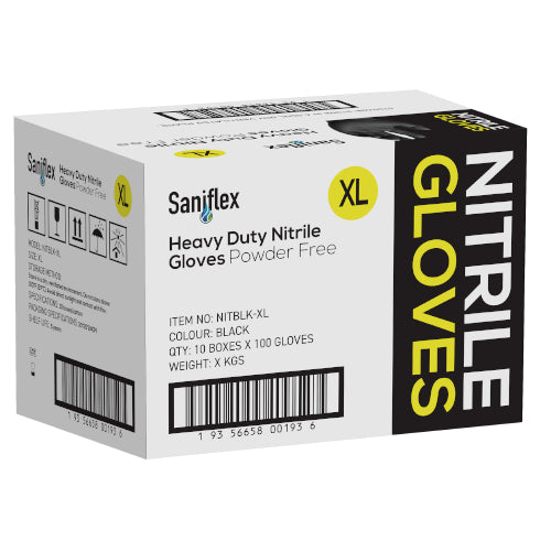 SF - HEAVY DUTY BLACK NITRILE XLARGE