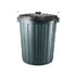 OATES - 75L GARBAGE BIN & LID GRN