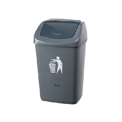 OATES - 60 L FLIP BIN GREY