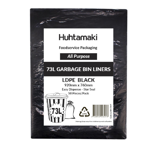 TP - 73LT LDPE BLK B/BLINER 920 X 760MM