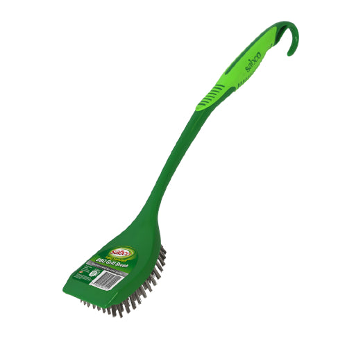 SABCO - LONG HANDLE STEEL GRILL BRUSH
