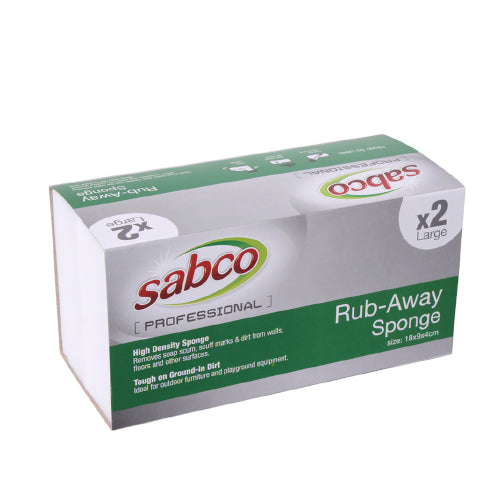 SABCO - RUB AWAY SPONGE - LARGE 2PK