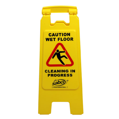 SABCO - CAUTION WET FLOOR A FRAME YELLOW