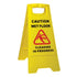 SABCO - CAUTION WET FLOOR A FRAME YELLOW