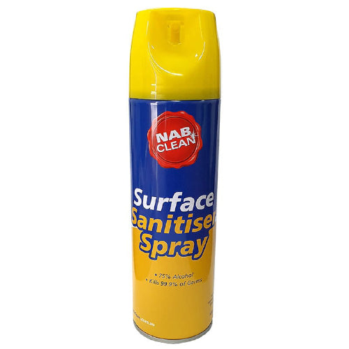 NAB - SURFACE SANITISER SPRAY 500ML-75%