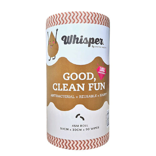 WP - WHISPER WIPE ROLL HEAVY DUTY COFFE
