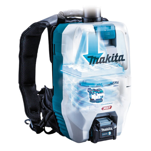 MAKITA - 40V BRUSHLESS BACKPACK VACUUM
