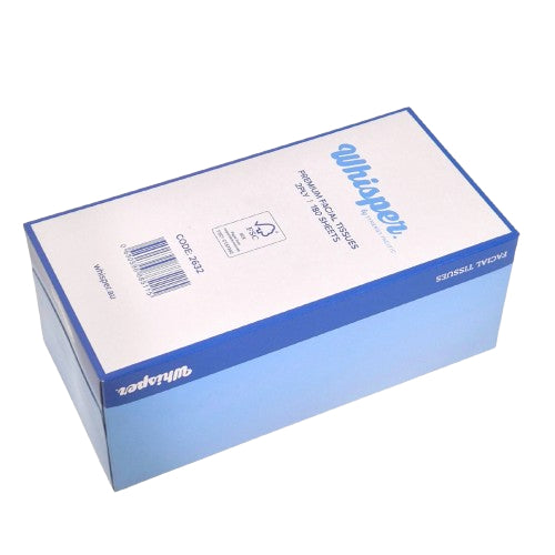 WP - WHISPER 2PLY FACIAL TISSUE